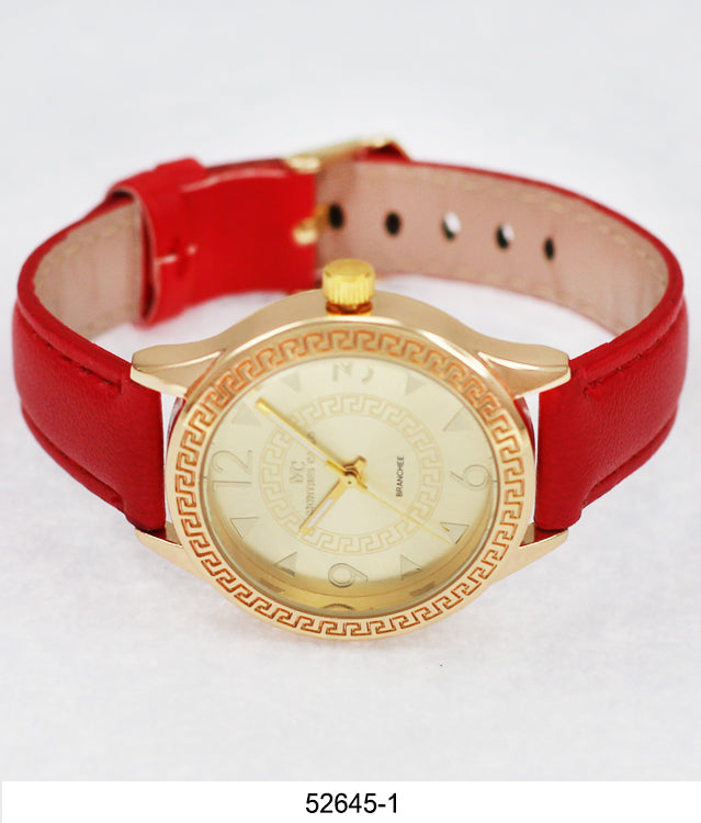 5264 - Reloj con correa de cuero vegano