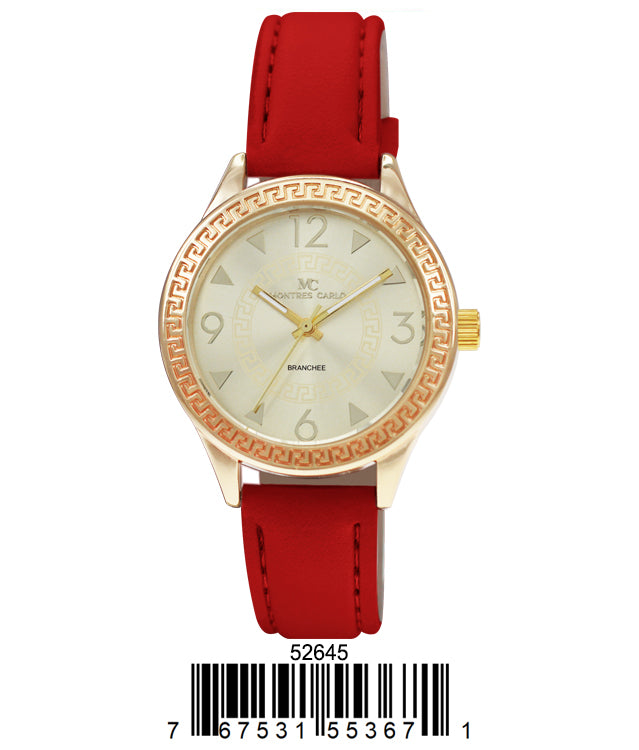 5264 - Reloj con correa de cuero vegano
