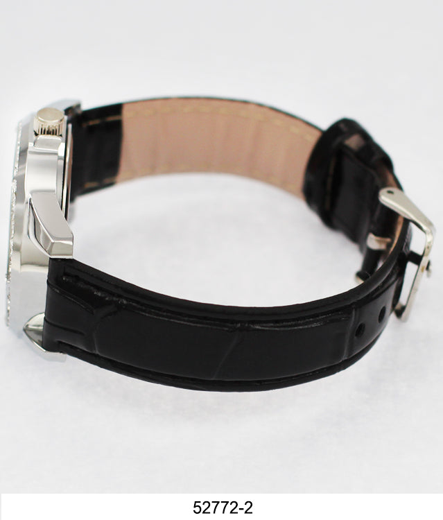 5277 - Faux Leather Band Watch