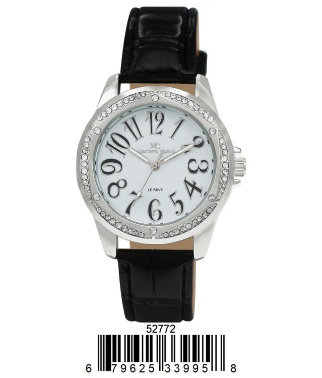 5277 - Faux Leather Band Watch