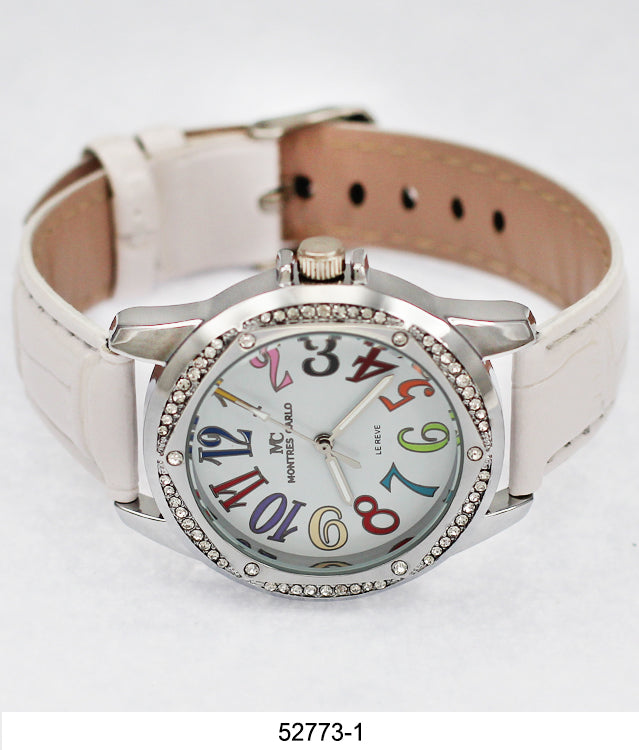 5277 - Faux Leather Band Watch
