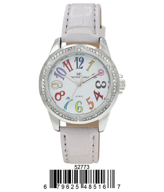 5277 - Faux Leather Band Watch