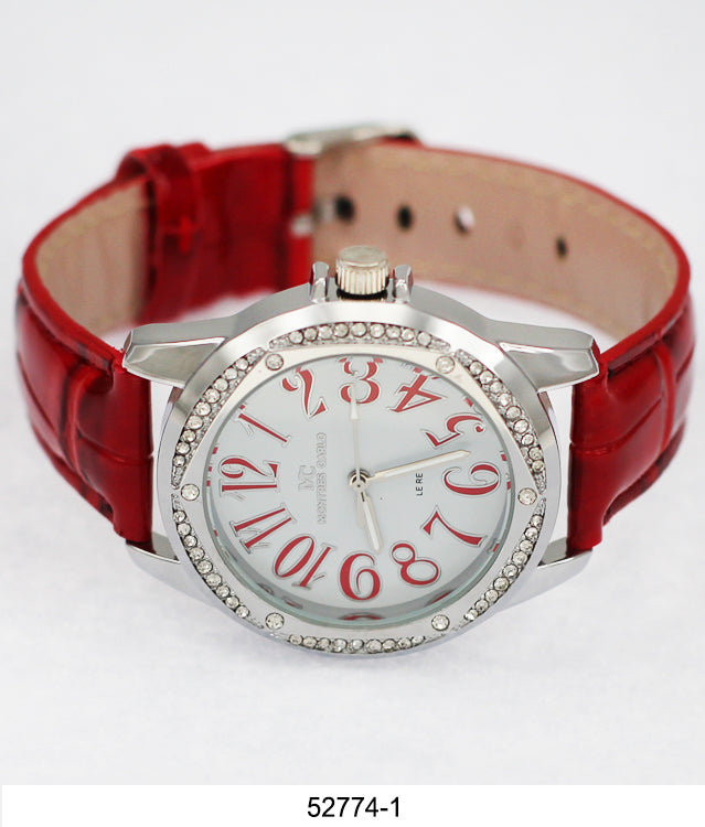 5277 - Faux Leather Band Watch