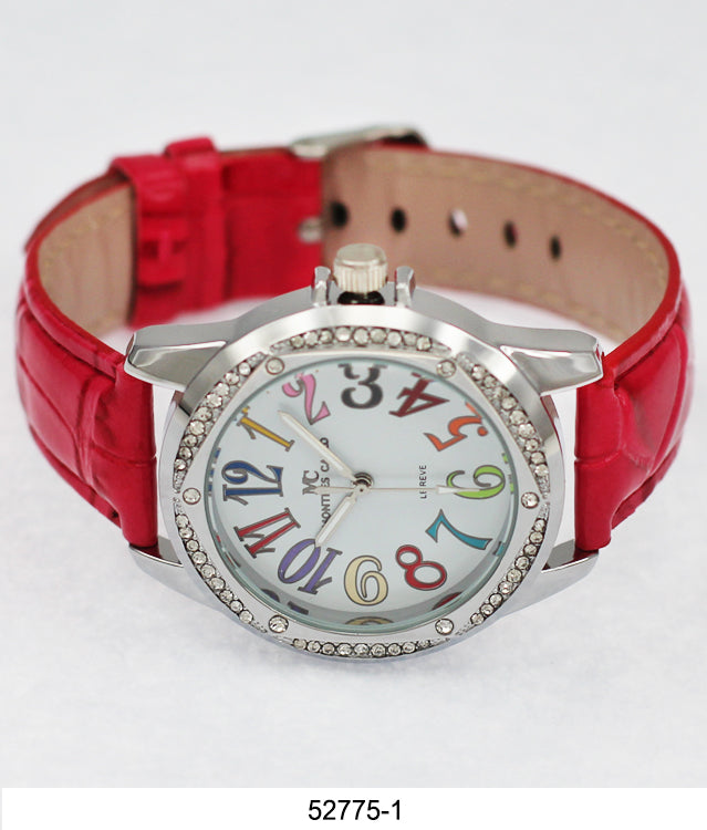 5277 - Faux Leather Band Watch