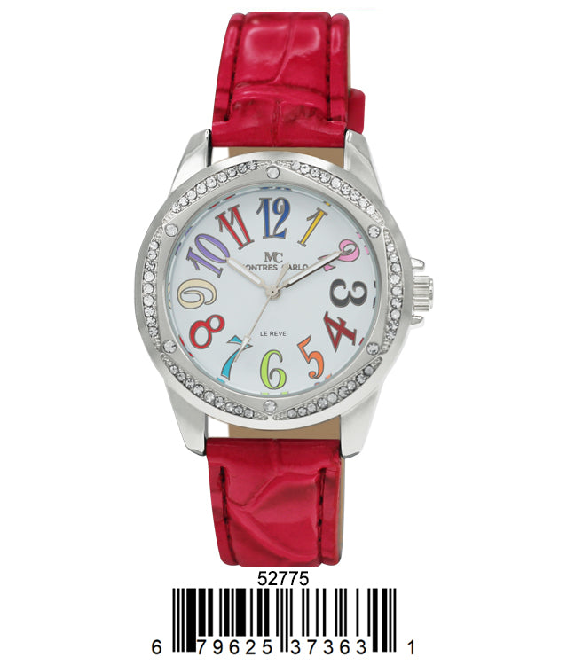 5277 - Faux Leather Band Watch