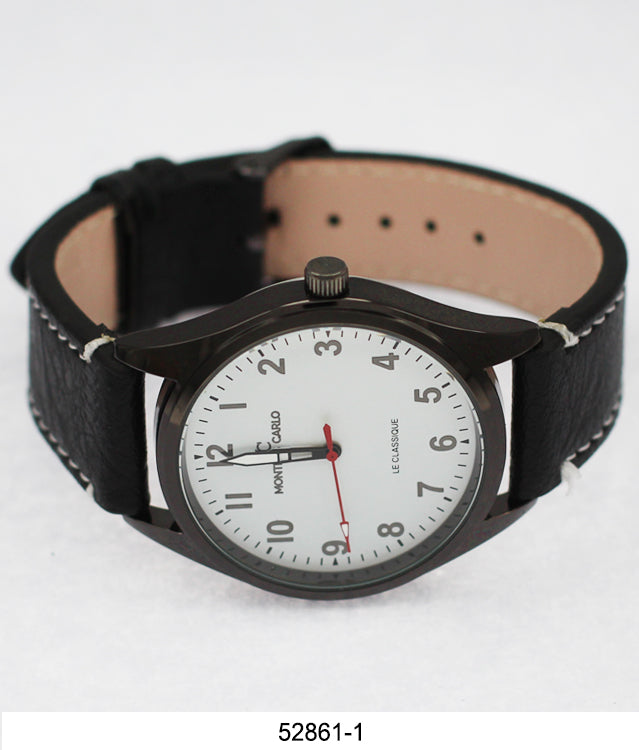 5286 - Faux Leather Band Watch