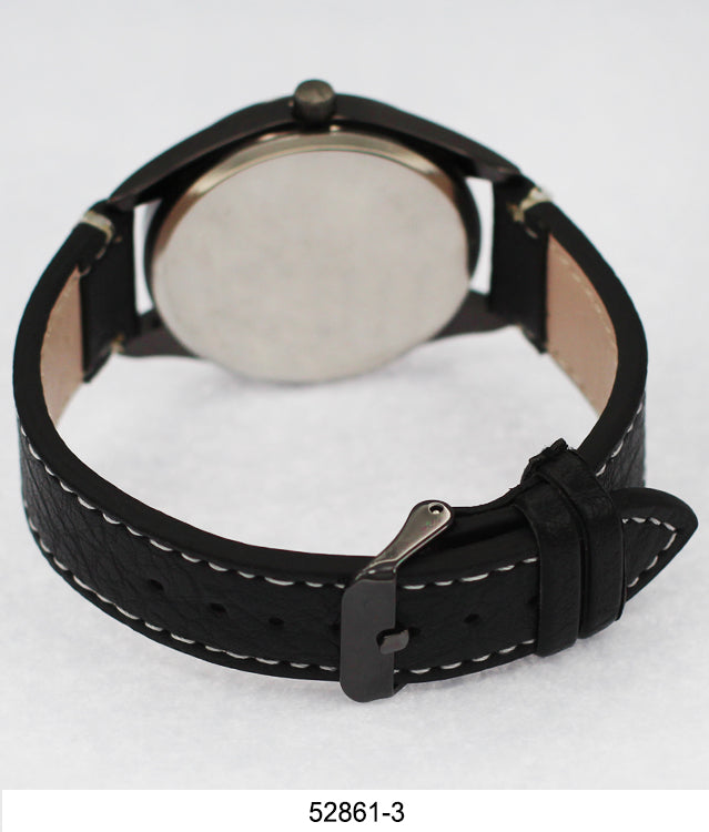 5286 - Faux Leather Band Watch