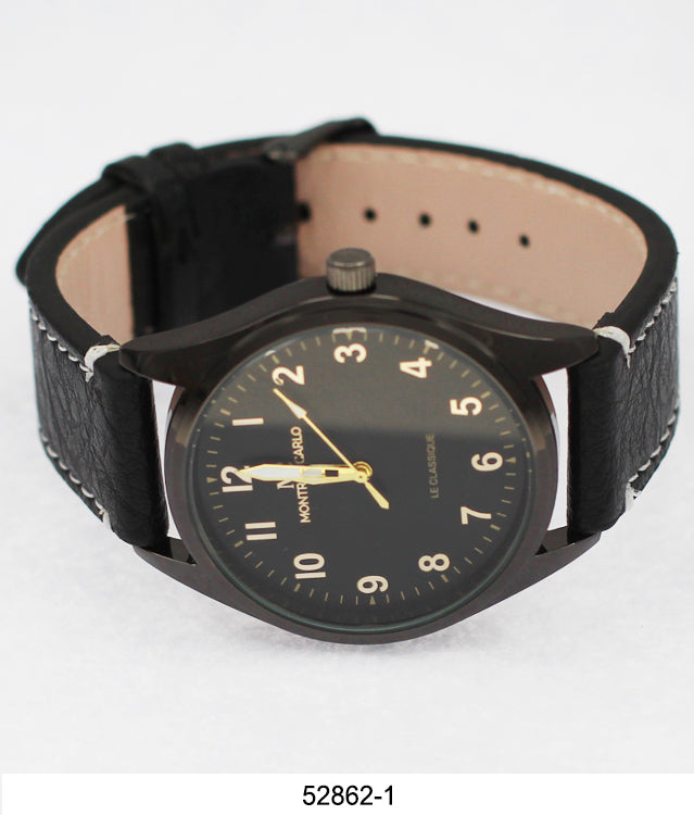 5286 - Faux Leather Band Watch