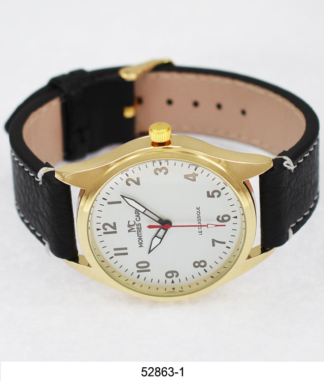 5286 - Faux Leather Band Watch