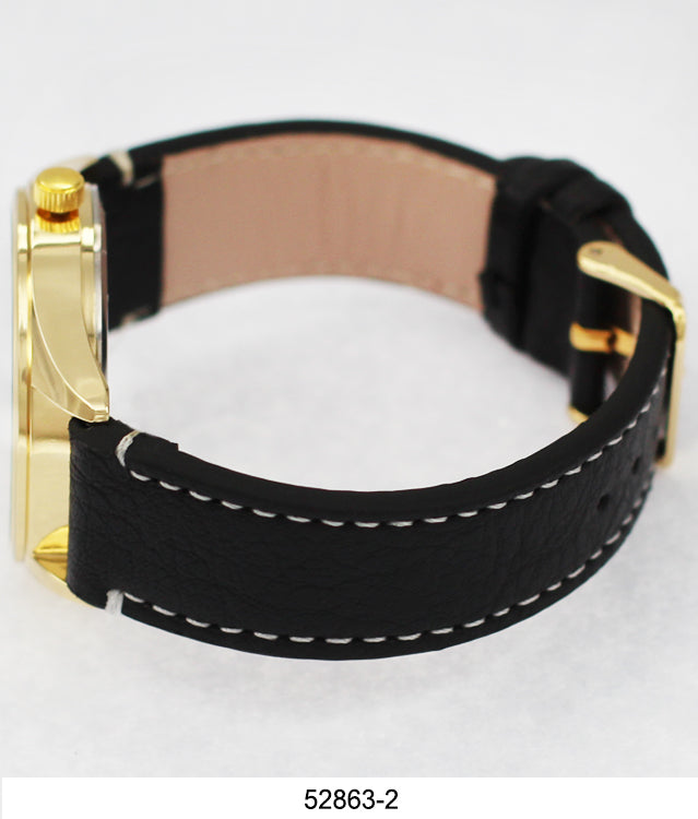 5286 - Faux Leather Band Watch
