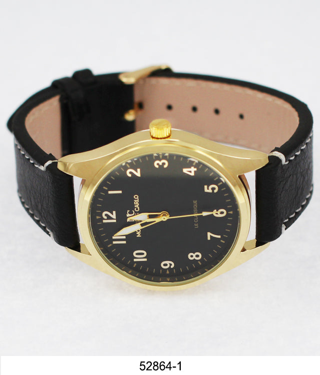 5286 - Faux Leather Band Watch