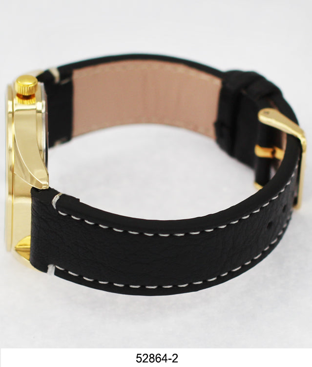 5286 - Faux Leather Band Watch