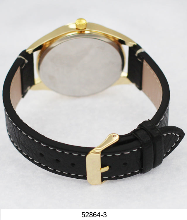 5286 - Faux Leather Band Watch