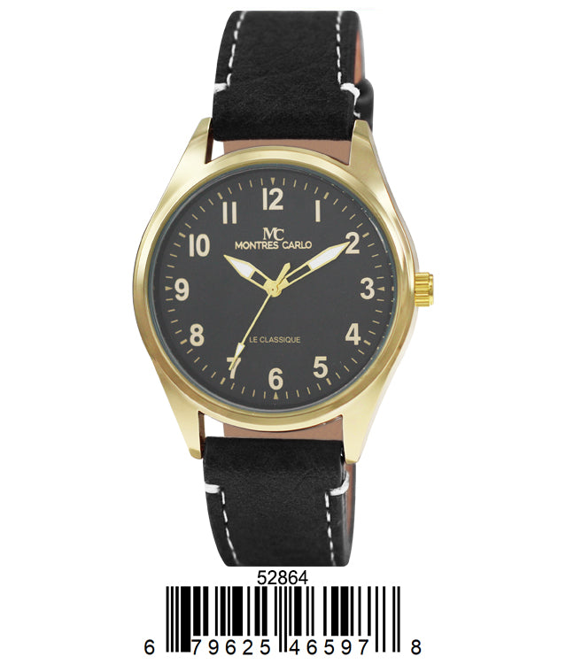 5286 - Faux Leather Band Watch