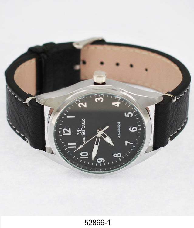 5286 - Faux Leather Band Watch