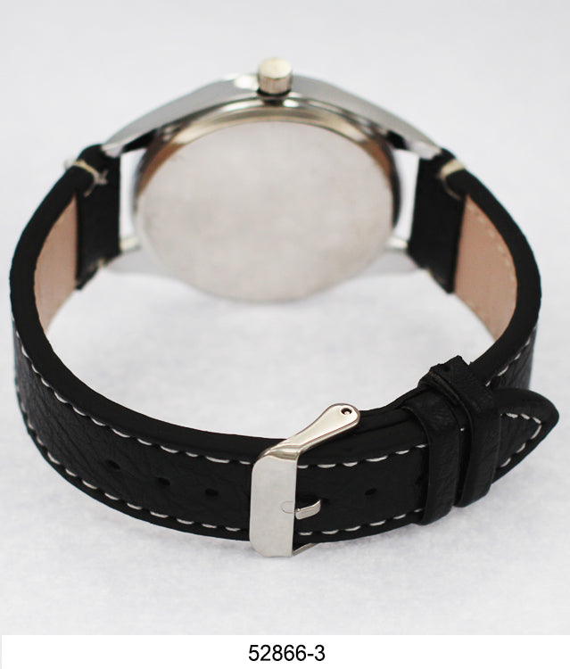 5286 - Faux Leather Band Watch