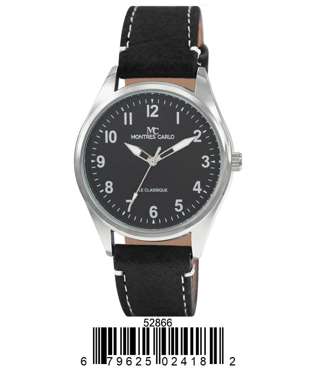 5286 - Faux Leather Band Watch