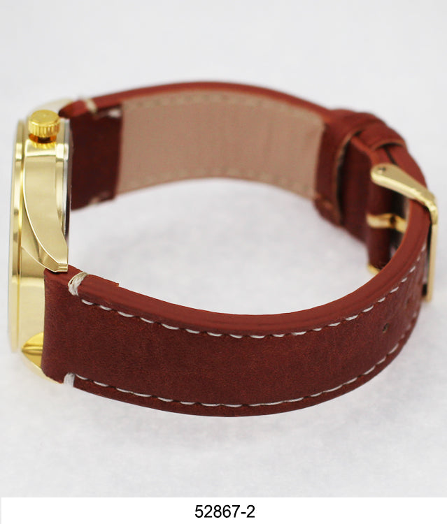 5286 - Faux Leather Band Watch
