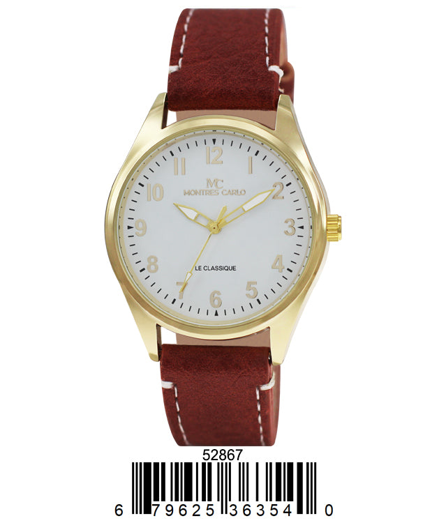 5286 - Faux Leather Band Watch