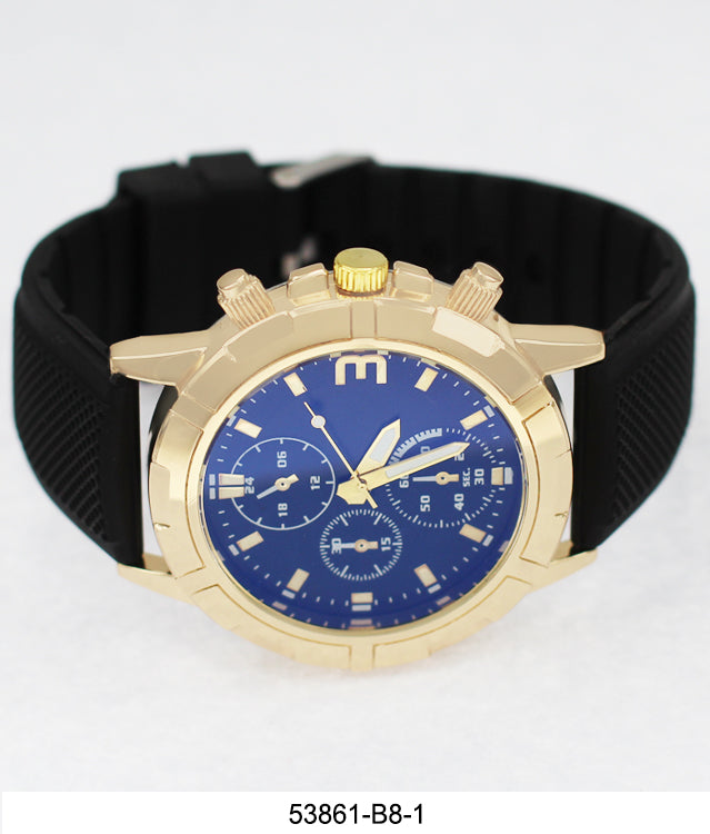 5386-B8-Gift Boxed Rubbber Strap Watch