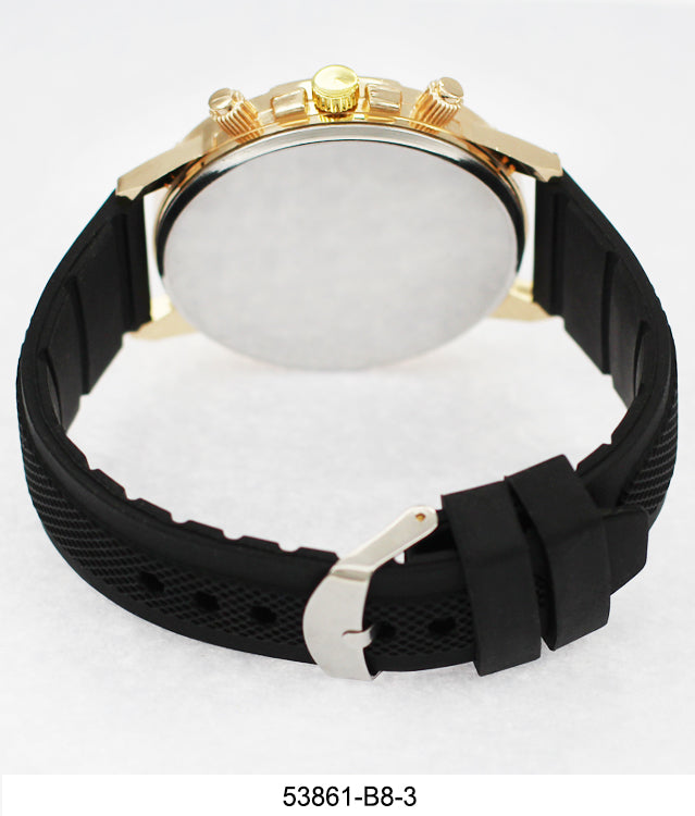 5386-B8-Gift Boxed Rubbber Strap Watch