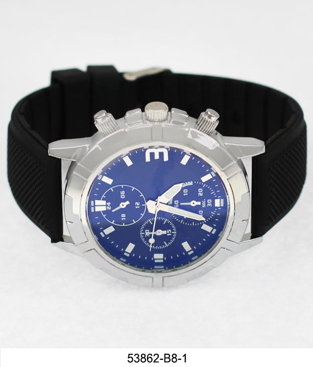 5386-B8-Gift Boxed Rubbber Strap Watch