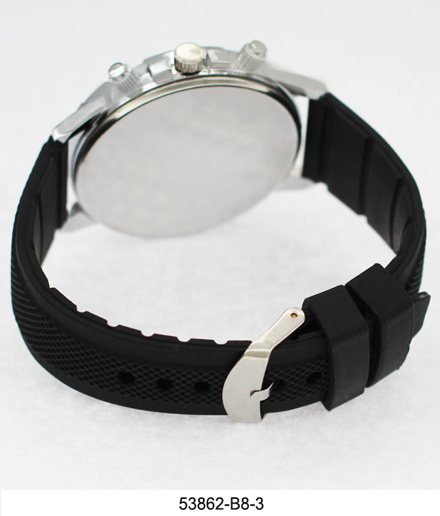 5386-B8-Gift Boxed Rubbber Strap Watch