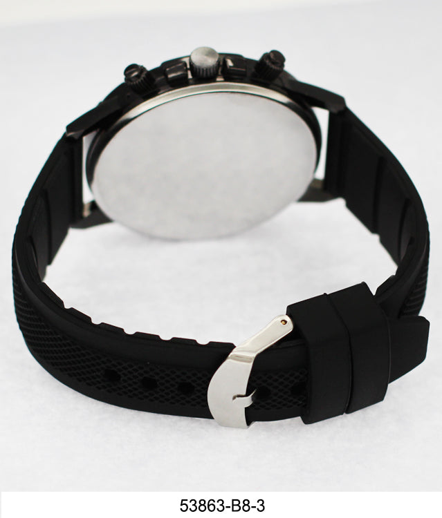 5386-B8-Gift Boxed Rubbber Strap Watch