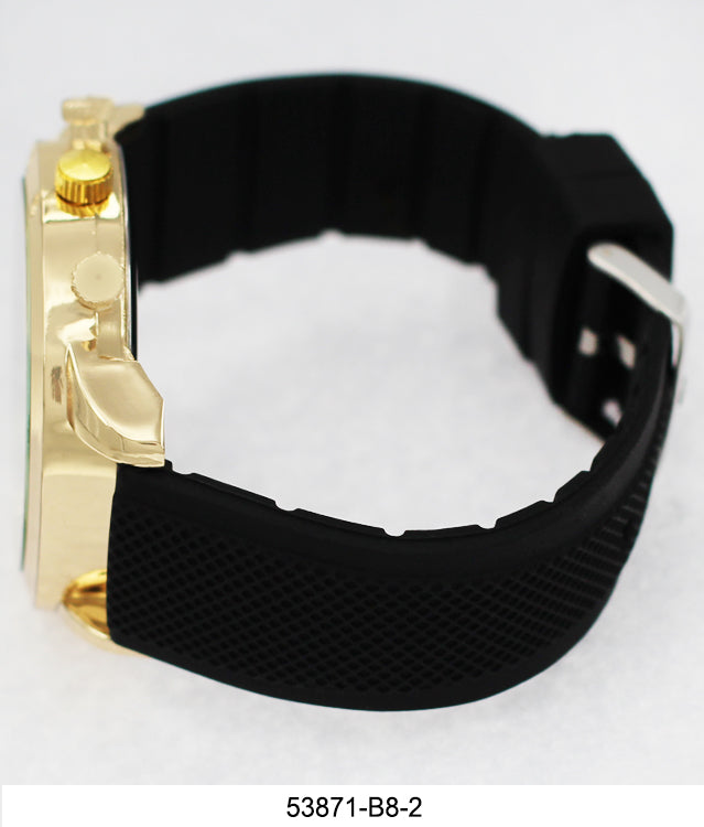 5387-B8-Gift Boxed Rubbber Strap Watch