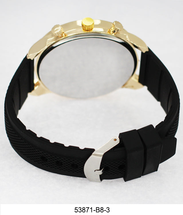 5387-B8-Gift Boxed Rubbber Strap Watch