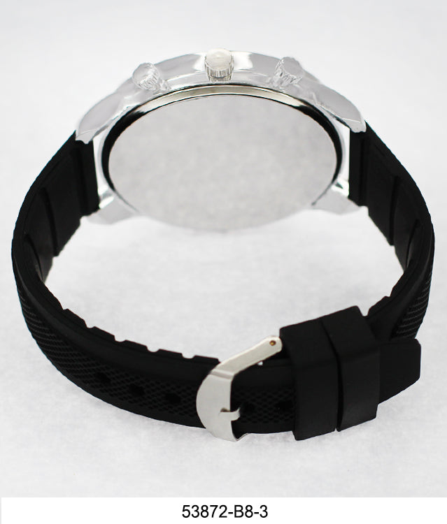 5387-B8-Gift Boxed Rubbber Strap Watch