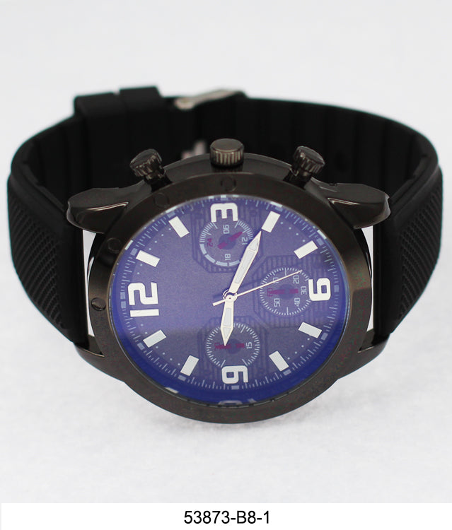 5387-B8-Gift Boxed Rubbber Strap Watch
