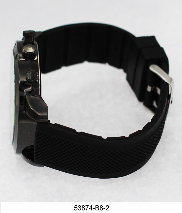 5387-B8-Gift Boxed Rubbber Strap Watch