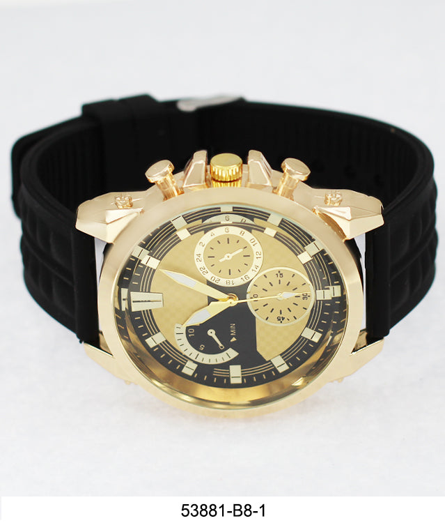 5388-B8-Gift Boxed Rubbber Strap Watch