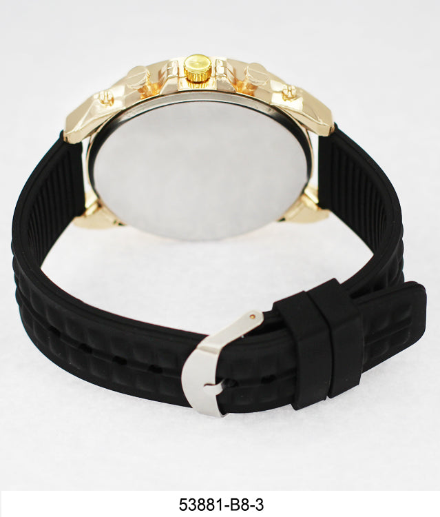 5388-B8-Gift Boxed Rubbber Strap Watch