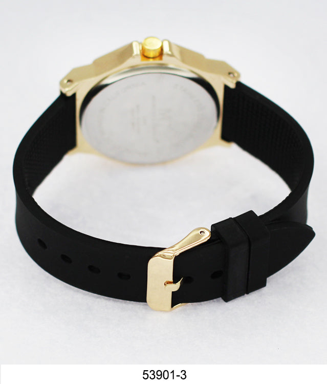 5390-Montres Carlo Silicon Band Watch