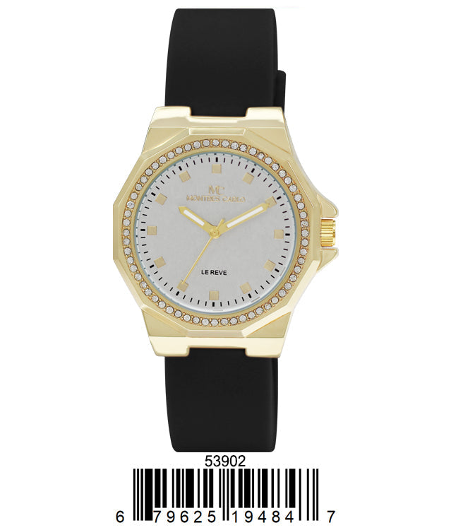 5390-Montres Carlo Silicon Band Watch