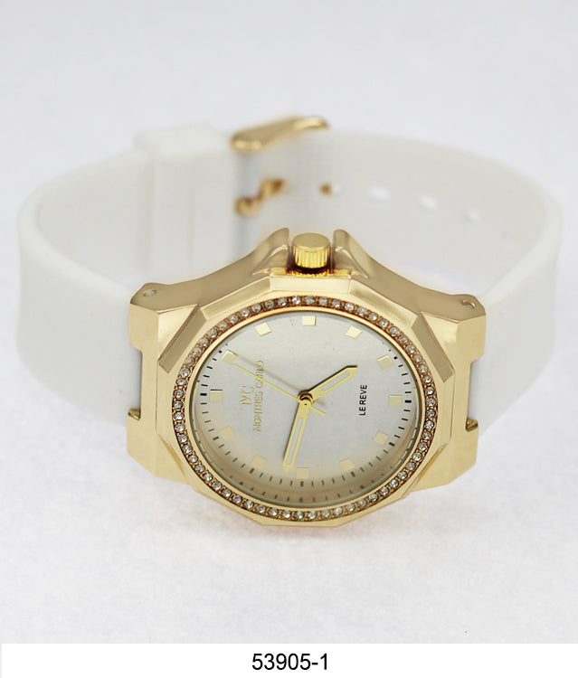 5390-Montres Carlo Silicon Band Watch