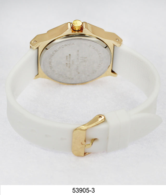 5390-Montres Carlo Silicon Band Watch