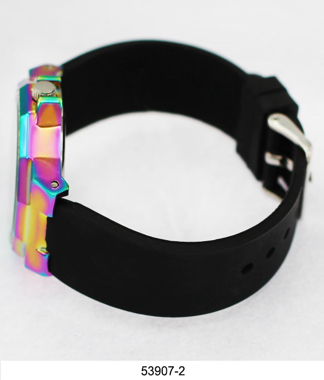 5390-Montres Carlo Silicon Band Watch