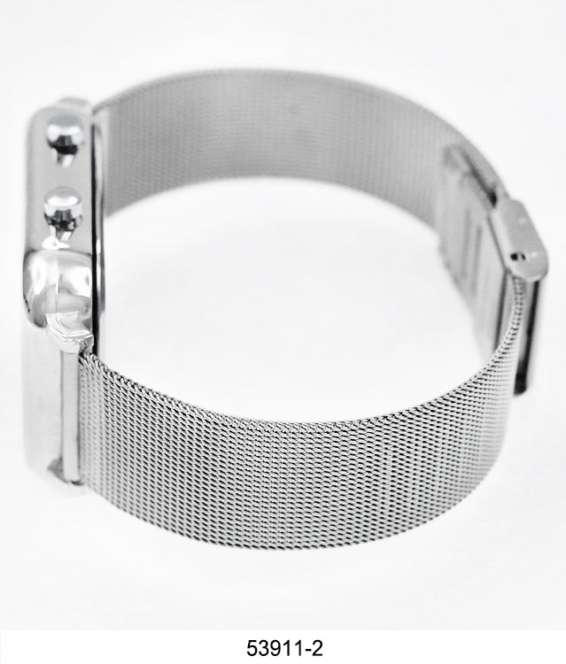 5391-Montres Carlo LED Mesh Band Watch
