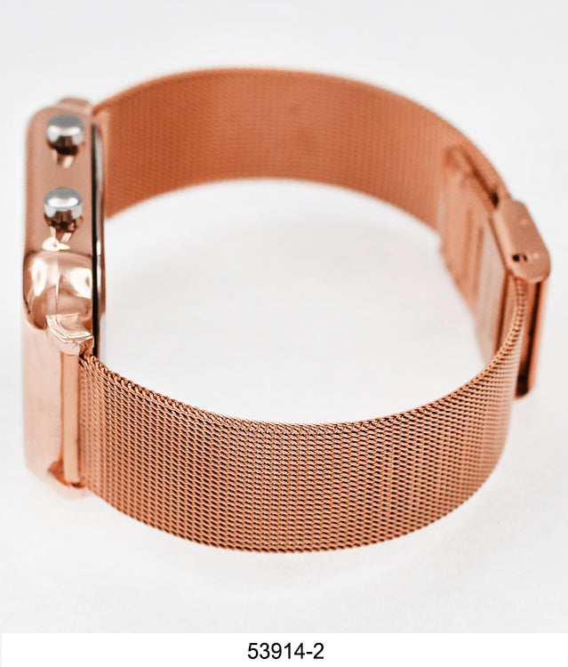 5391-Montres Carlo LED Mesh Band Watch