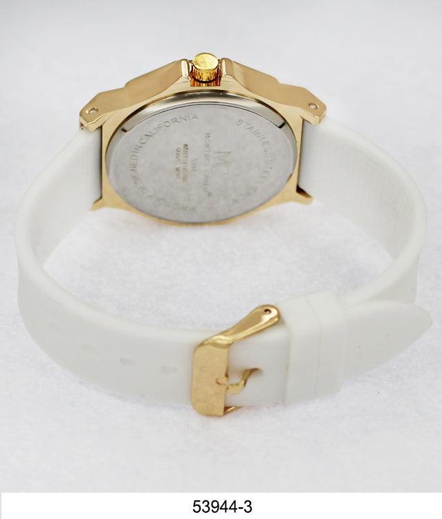 5394-Montres Carlo Silicon Band Watch