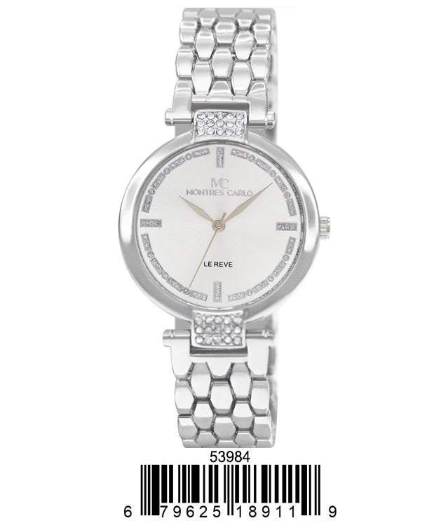 5398-Montres Carlo Gold Bracelet Watch