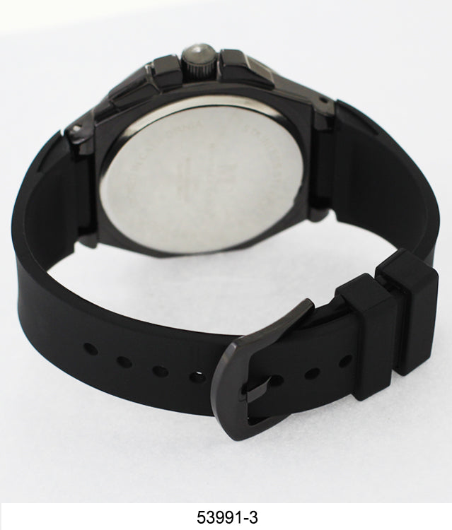 5399-Montres Carlo Silicone Band Watch