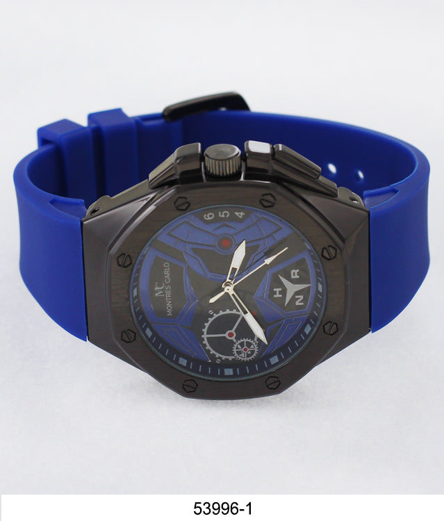 5399-Montres Carlo Silicone Band Watch