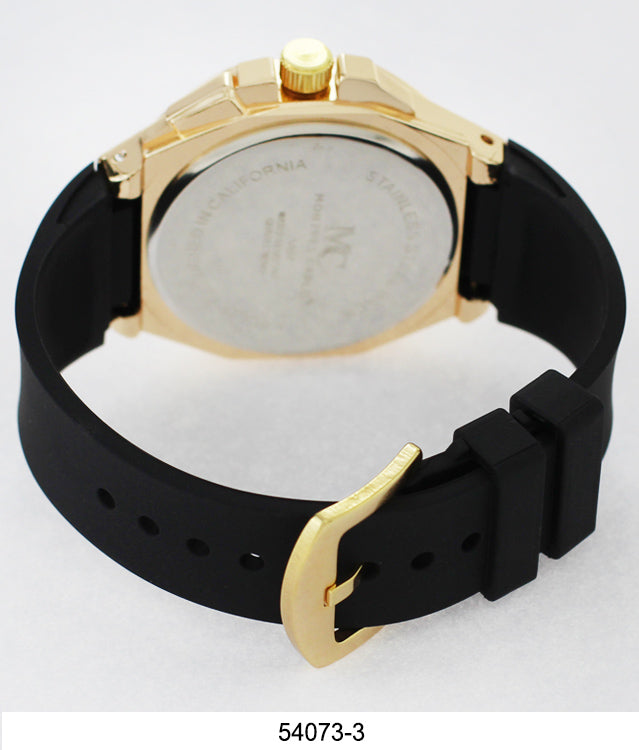 5407-Montres Carlo Silicone Band Watch