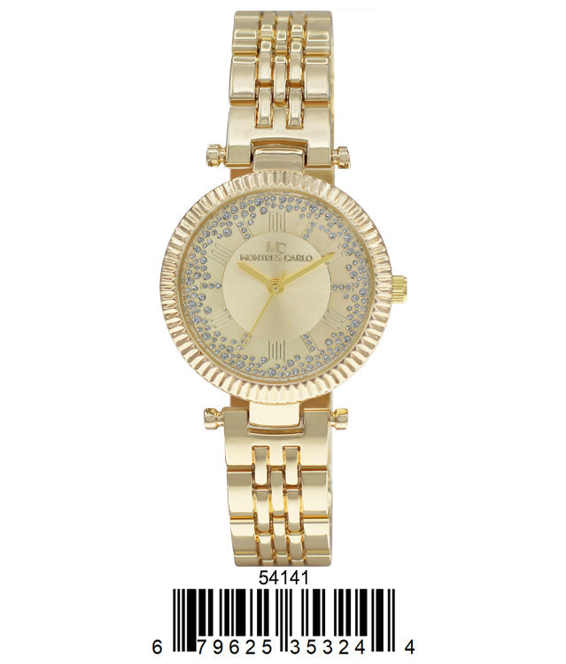 5414-Montres Carlo Metal Bracelet Watch