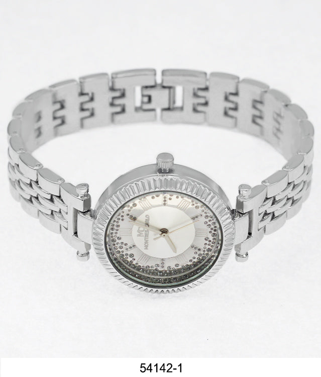 5414-Montres Carlo Metal Bracelet Watch