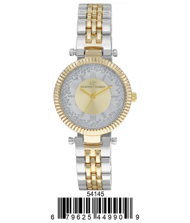 5414-Montres Carlo Metal Bracelet Watch